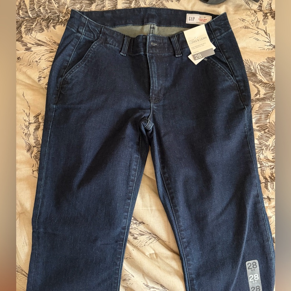 GAP Dark Blue Long and lean Denim Jeans